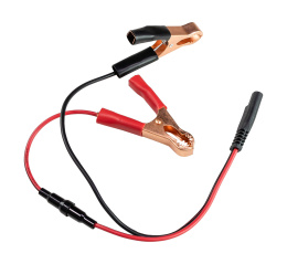 Провод крокодилы в SAE с держателем предохранителя, 0.3 м (SFHC)